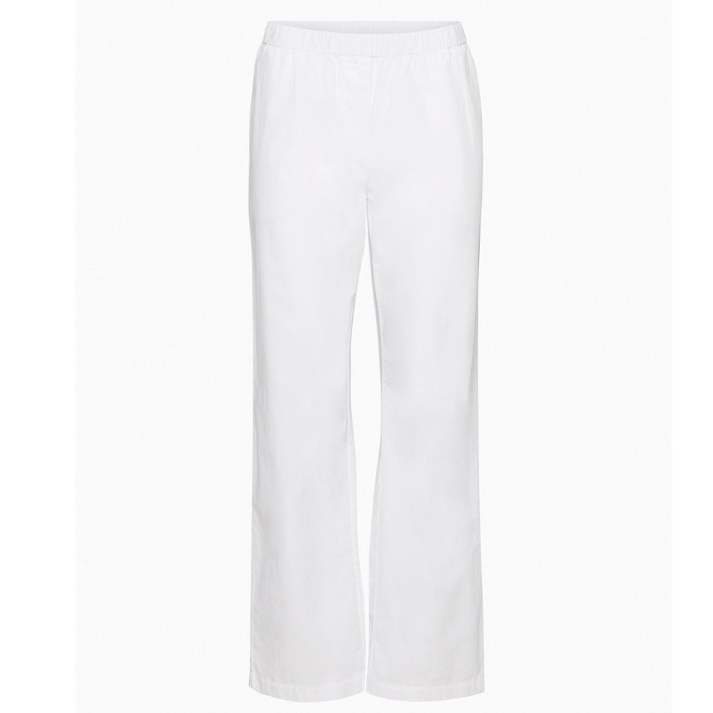 Wilfred Aritzia Boardwalk Pants White Cotton Poplin Relaxed Beach Summer L - Picture 5 of 6